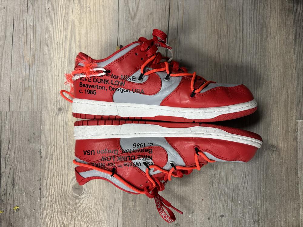 Nike Dunk Low Off-White University Red