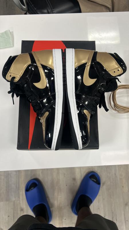 Jordan 1 Retro High NRG Patent Gold Toe