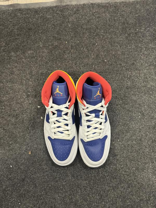 Jordan 1 Mid Royal Blue Laser Orange