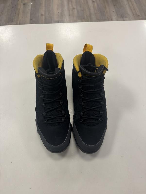 Jordan 9 Retro Dark Charcoal University Gold