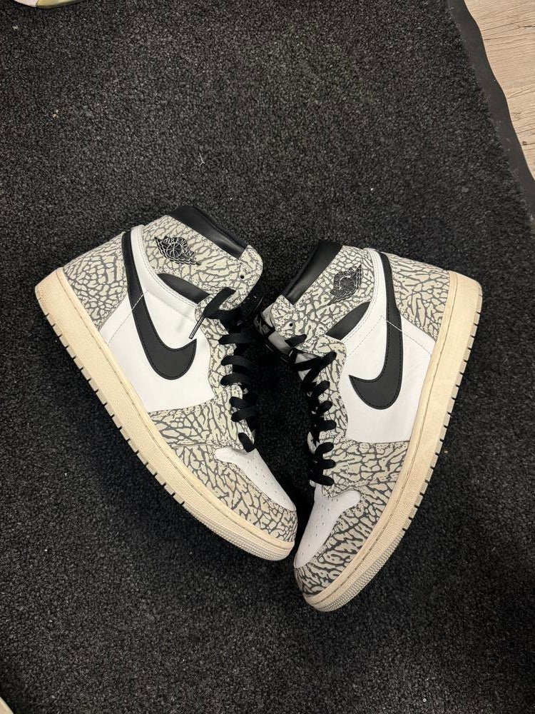 Jordan 1 Retro High OG White Cement