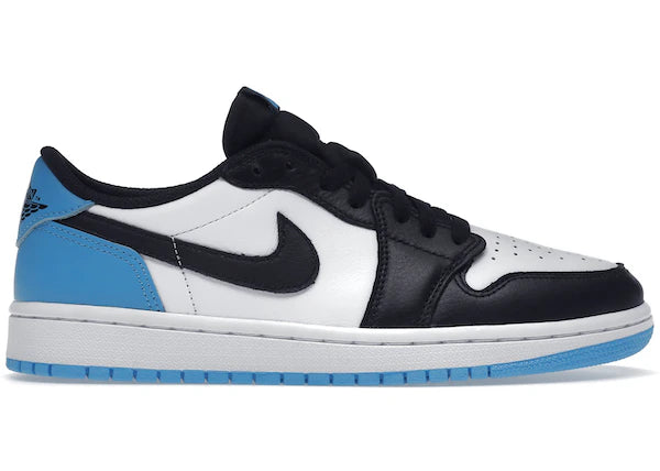 Jordan 1 Low Black Dark Powder Blue (Women's)