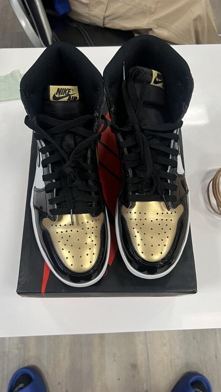 Jordan 1 Retro High NRG Patent Gold Toe